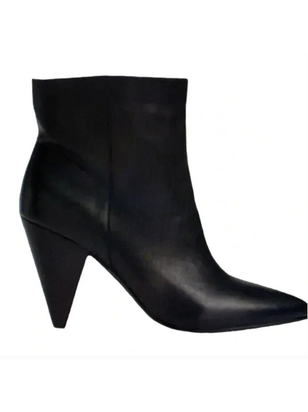 Treasure & Bond Scope Black Leather Heeled Boots SIZE 8.5